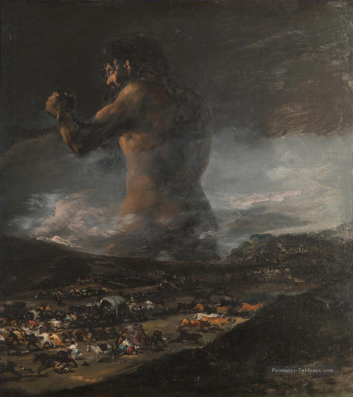 Le Colosse Francisco de Goya Peintures à l'huile